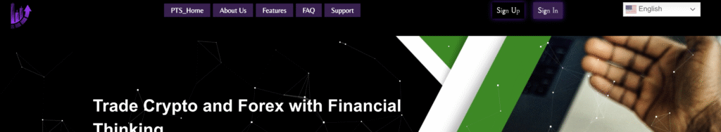 ProfitTradingSignal.com trading dashboard showing suspicious interface