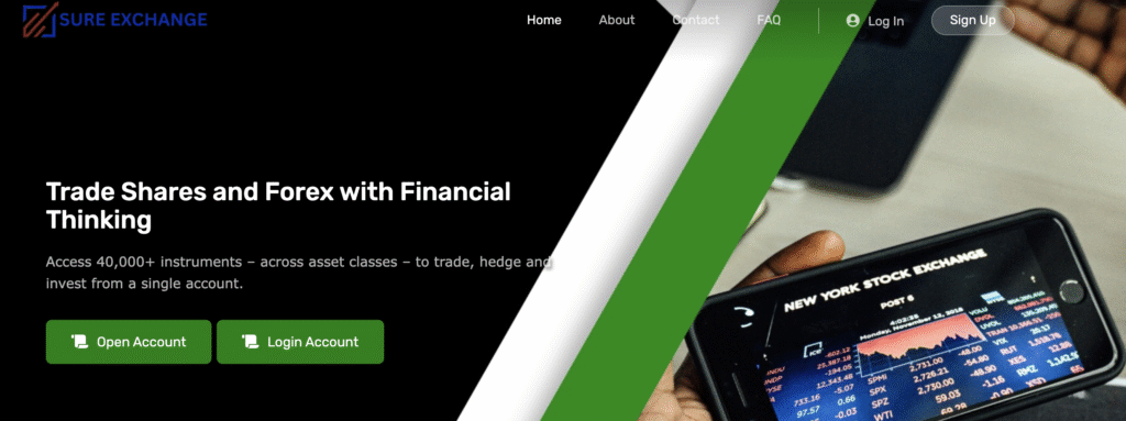 ProfitTradingSignal.com trading dashboard showing suspicious interface