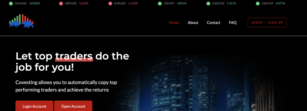 Screenshot of Getradesfx.pro trading dashboard used in scam review analysis