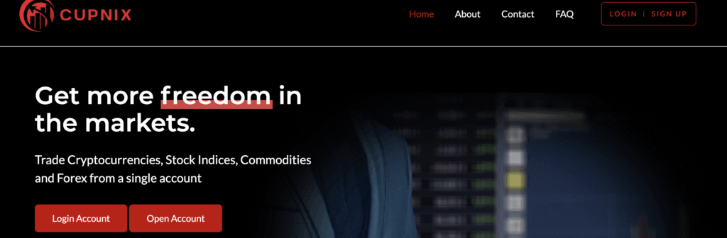 Cupnix.com scam review – exposing fraudulent broker tactics