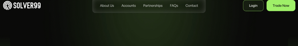 Screenshot showing Solver99.com fraudulent trading platform red flags
