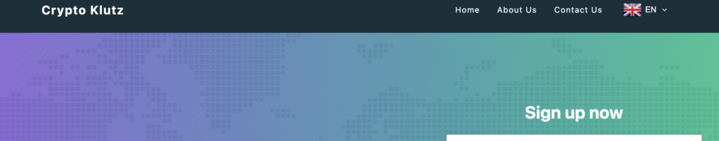 Cryptoklutzapp.net scam platform warning