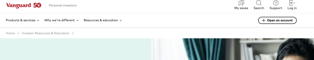 Investor Vanguard Scam Review warning banner