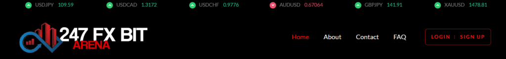 247fxbitarena.live website screenshot