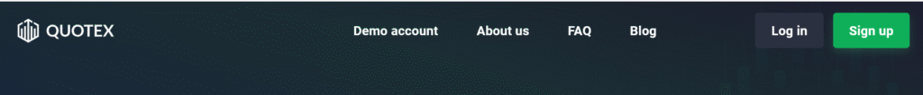 QXBroker Scam Homepage