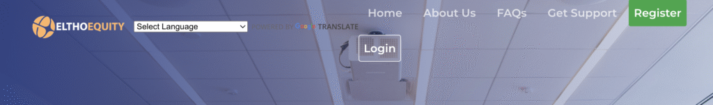 Screenshot of ElthoEquity website showing false investment returns – ElthoEquity scam review