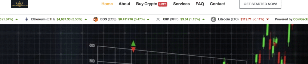 CrownLedgerFXC scam review illustration”
