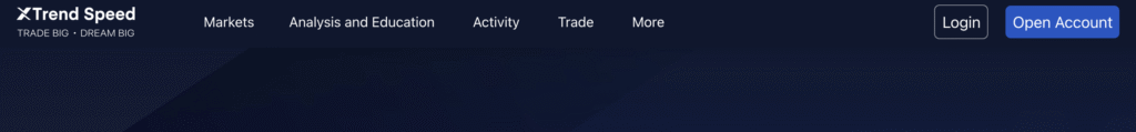 Screenshot of XTrendSpeed trading dashboard”