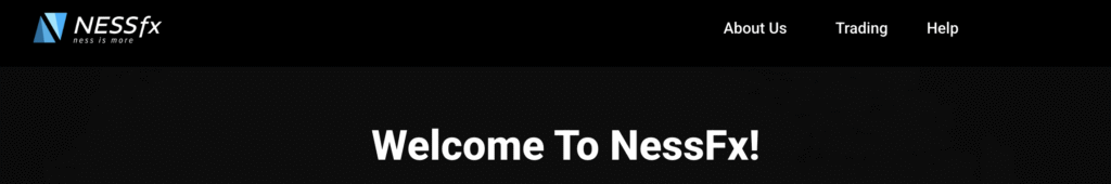 NessFx.net trading platform homepage