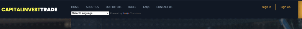 capitalinvesttrade scam platform red flags