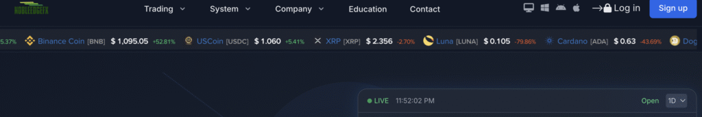 MarketStockGain website homepage screenshot