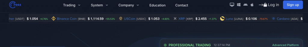 CrossMarketPro trading scam warning