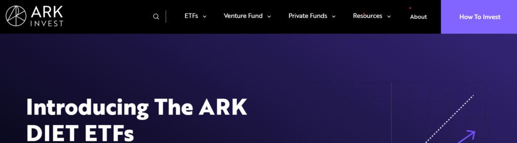 Ark-Funds.com website screenshot