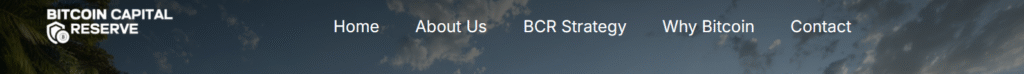 BitcoinCapReserve.com scam homepage screenshot