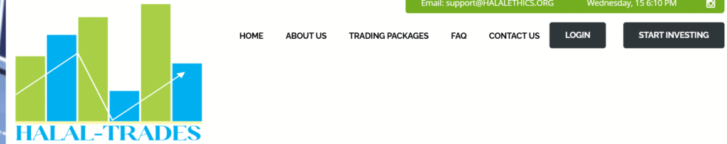 HalalEthics.org homepage screenshot