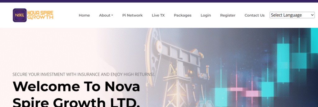 NovaSpireGrowth.com homepage screenshot