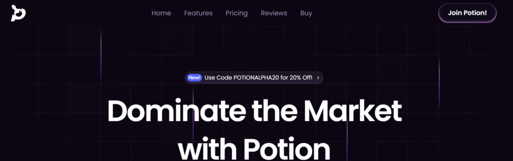 Potionalpha scam review dashboard screenshot.