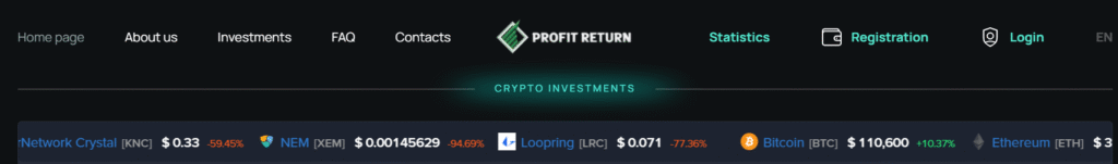 ProfitReturns24.com scam review image