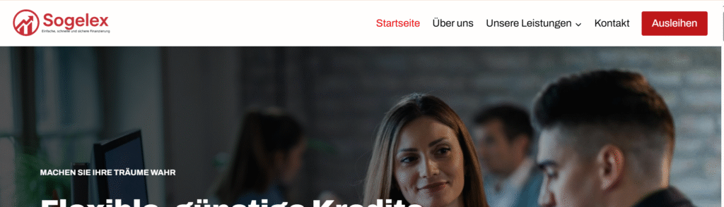 Sogelex.com website screenshot