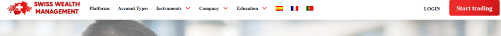 SwissWealthM.ai platform homepage
