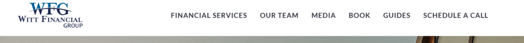Witt Financial Group.com homepage