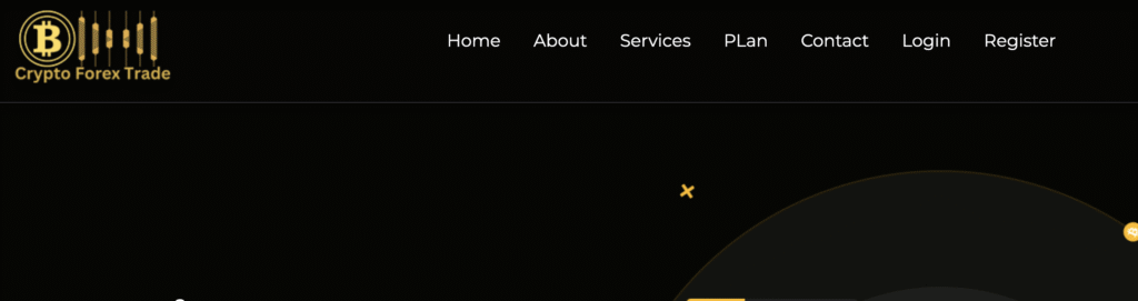CryptoForexTrade.live scam dashboard screenshot