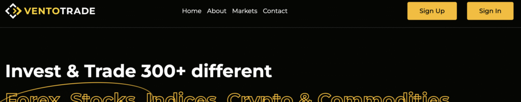 Ventotrade.com scam review — fake trading platform and warning signs