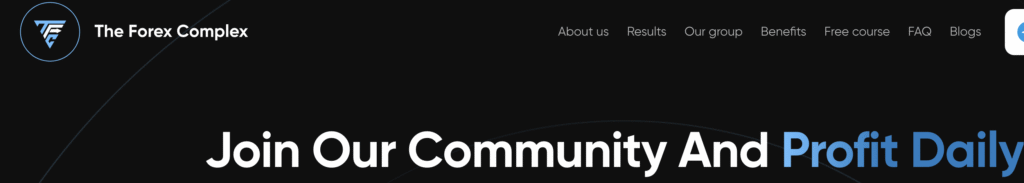 theforexcomplex.com homepage screenshot