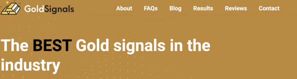 Warning sign next to trading charts — Goldsignalsfx.com review”
