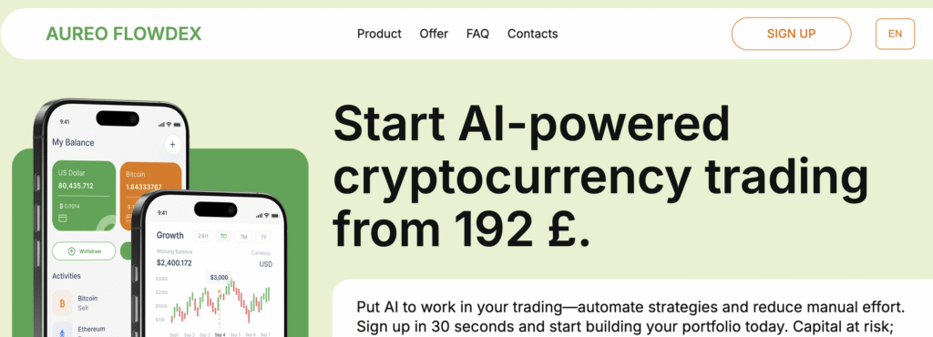 Aureo Flowdex scam warning notice