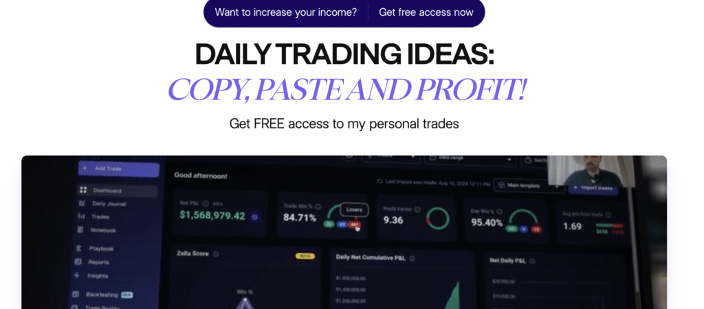 Screenshot of ses-trading.com homepage showing marketing claims and contact section.