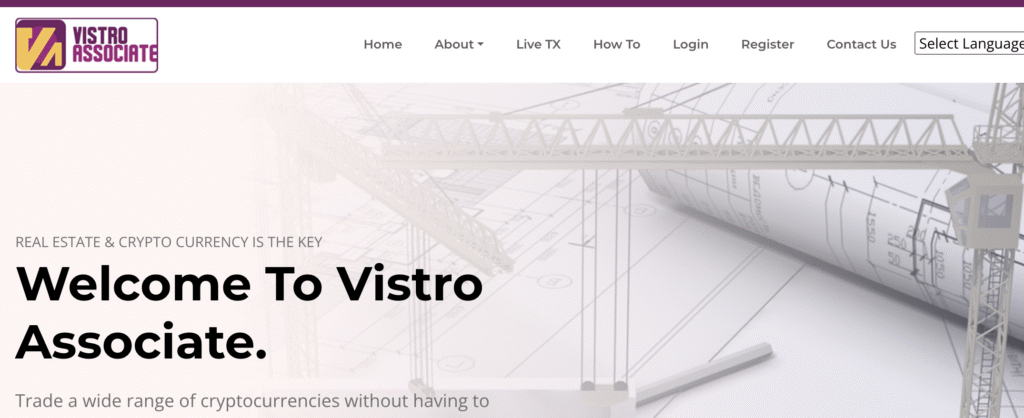 VTA-World.com trading platform homepage