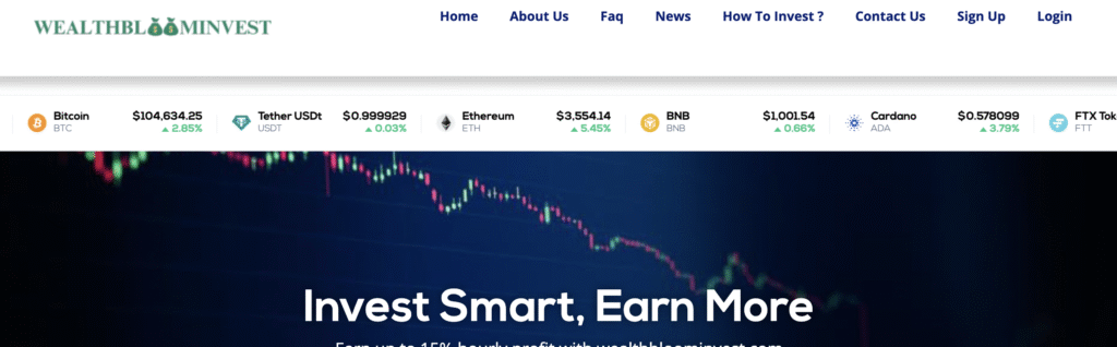 WealthBloomInvest WHOIS registration screenshot”