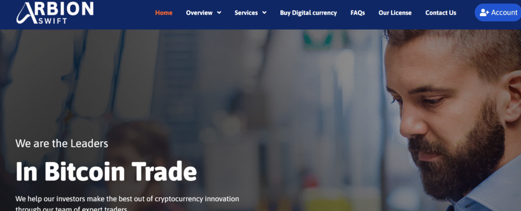 Arbionswift.com scam review — warning signs and red flags