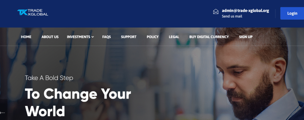 Trade-XGlobal.org scam review warning sign